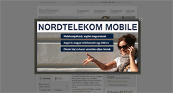 Desktop Screenshot of nordtelekom.hu